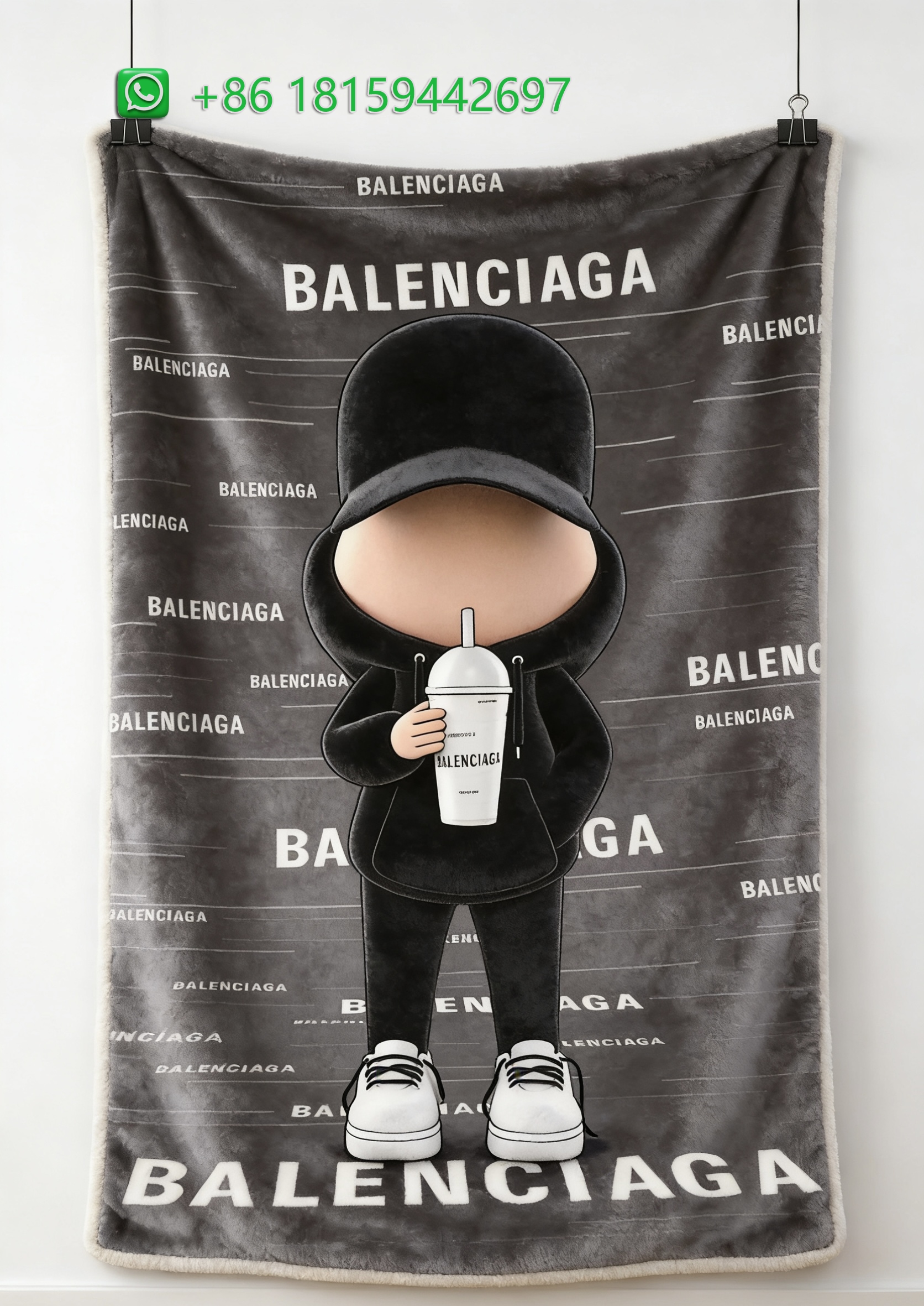 Balenciaga Throw Blankets